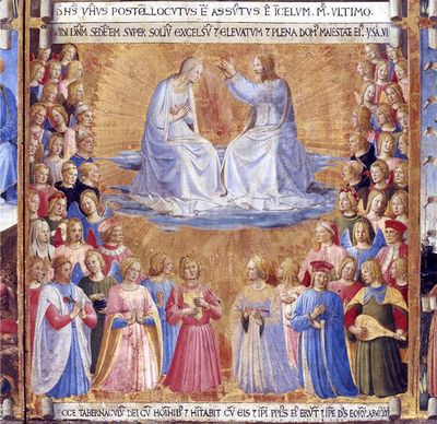 Quinto misterio glorioso: La coronación de María en los cielos